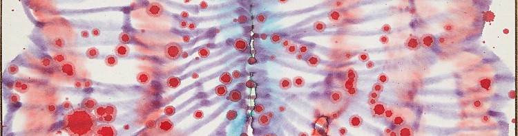 草間彌生 直筆サイン 水彩／ペーパーボード 《蝶》