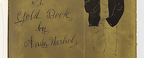 アンディ・ウォーホル オフセットリトグラフの装丁本 《A Gold Book》