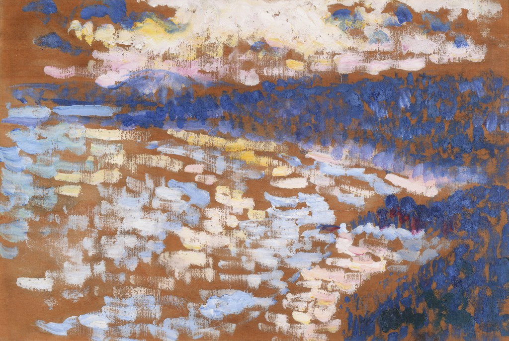 アンリ＝エドモン・クロス 油彩 アトリエ・スタンプ 《海辺》