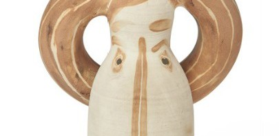 MADOURA マドゥーラ　ピカソ窯　花瓶　フラワーベース　一輪挿し Edition Picasso MADOURA 取っ手のついた花瓶 パブロ・ピカソ