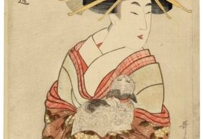 7‐139 青楼美人六家選 青楼六家選 喜多川歌麿 哥麿筆 松葉屋粧ひ 復刻 浮世絵 彫摺 勝原伸也 香津原 木版画 近江屋権九朗  東博10室（9&frasl;1～）1：歌麿「青樓六家選」「当世踊子揃」の作品