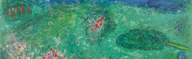 マルク・シャガール リトグラフ サイン 限定250 《ダフニスとクロエ