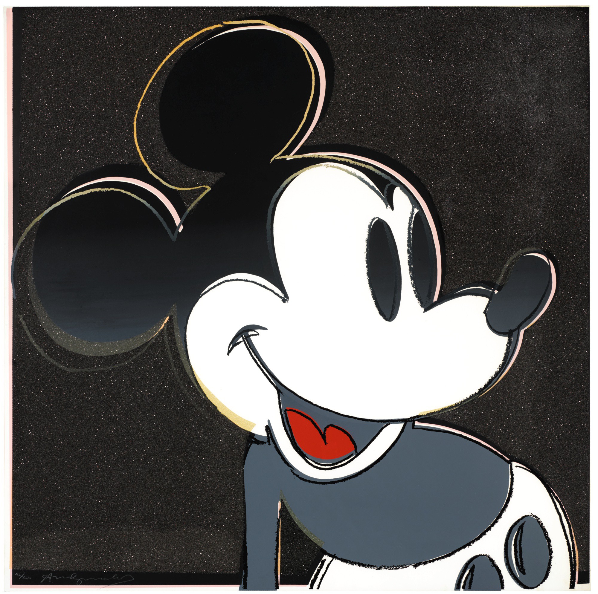 額装品/The Art Of Mickey Mouse（アンディ ウォーホル） - 印刷物